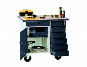 Mobile Tool Table FLEX with 1 Cabinet and 7 Drawers -  103